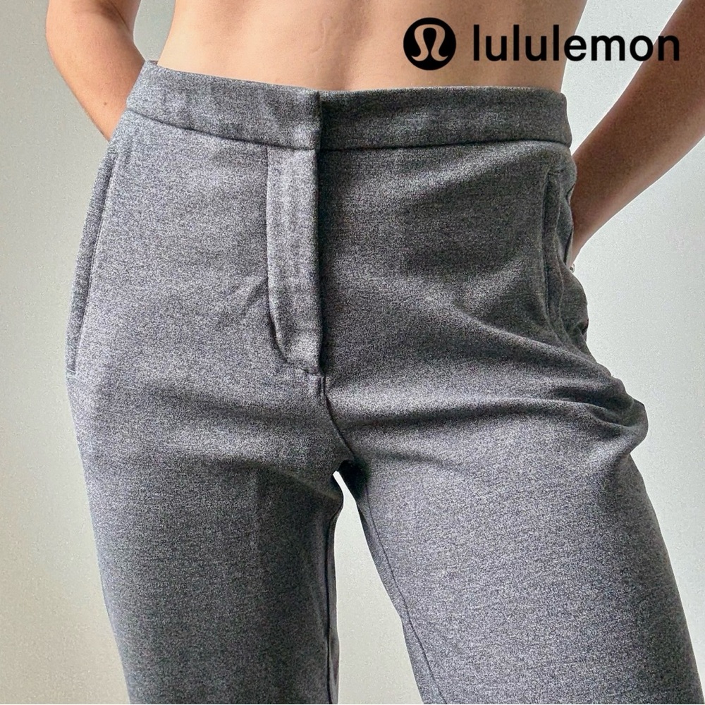Lululemon Women's Gray Ponte Trouser Pants